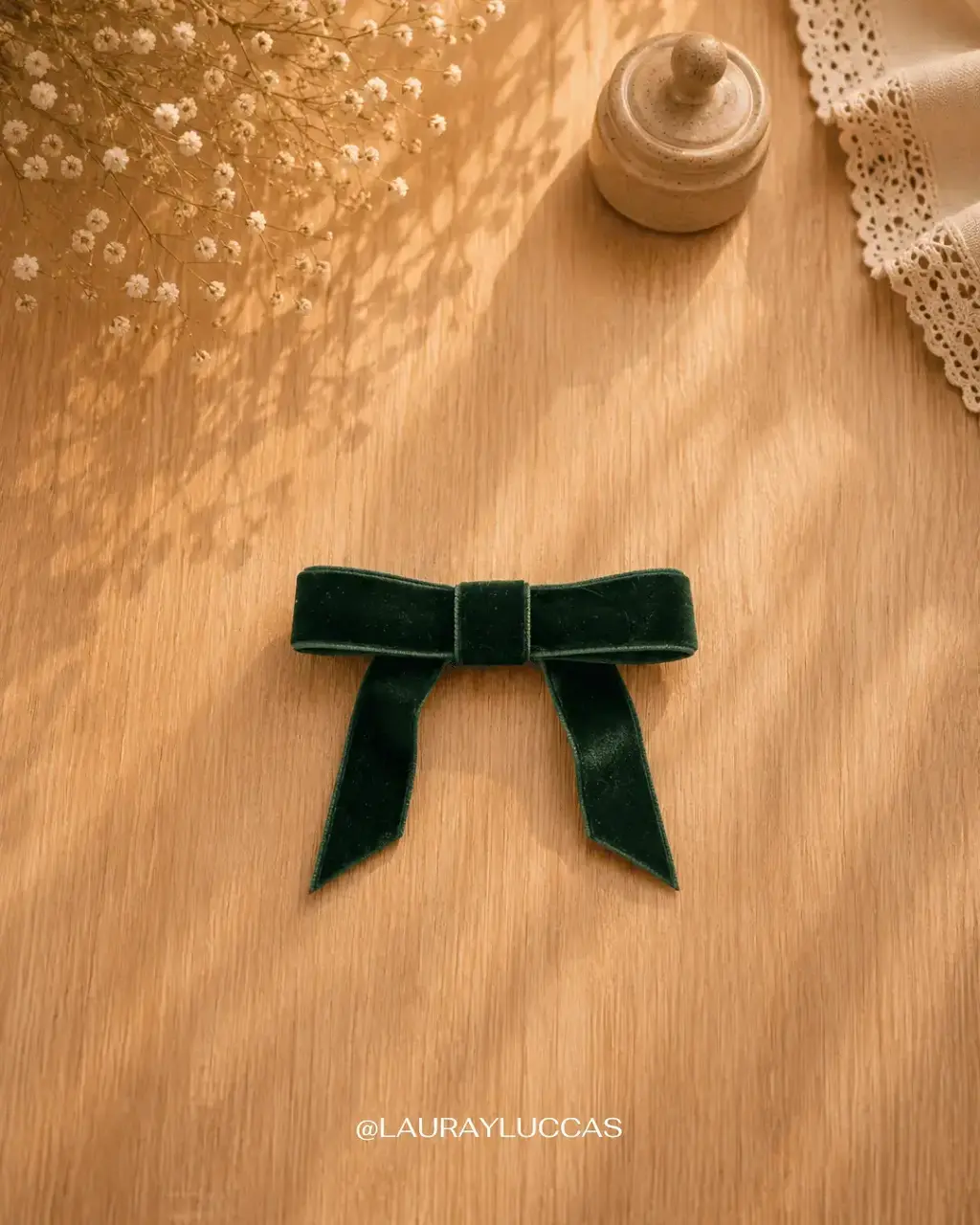 Porta servilleta lazo verde