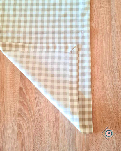 Sendero Impermeable Cuadrillé Beige