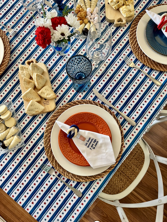 Kit de Servilletas de Tela Bordadas Chilenismos