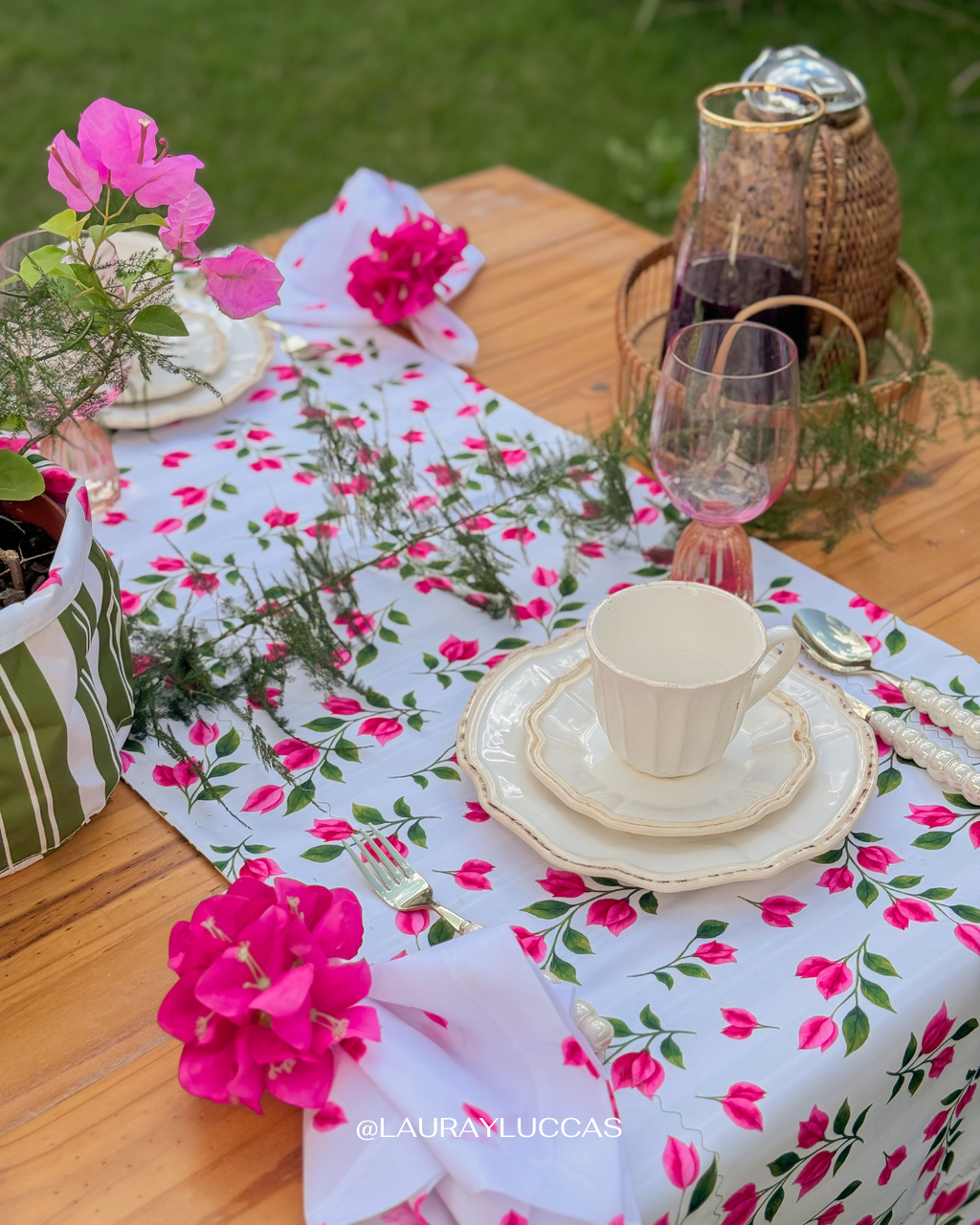 Servilleta de Tela Estampada Bougainville