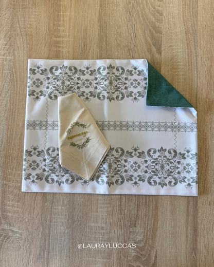 Set de Individual Impermeable + Servilleta de tela Esperanza