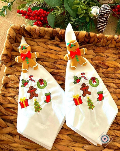 Porta Servilletas Galleta Jengibre