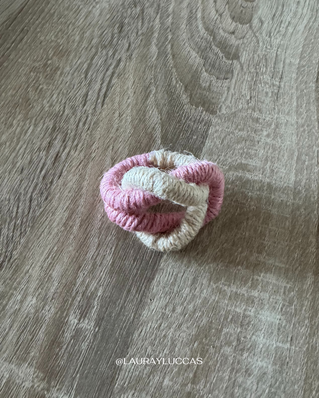 Porta servilletas Nudo rosado