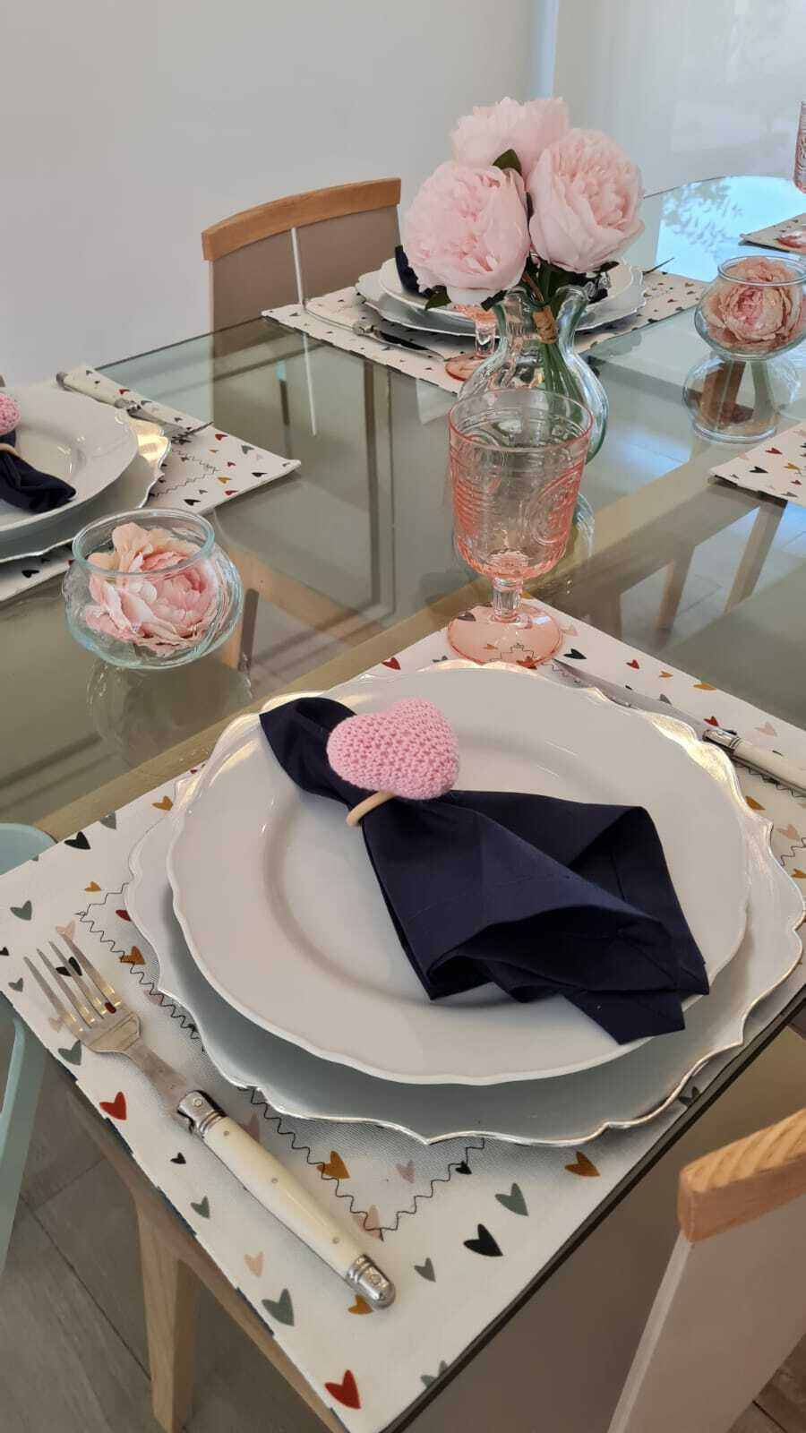 Kit de Mesa Puesta Corazones