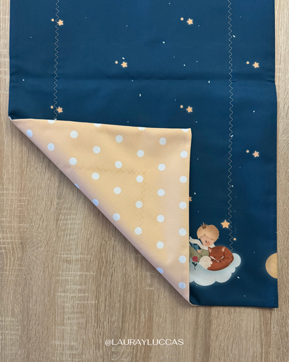 Camino de mesa doble faz impermeable Principito