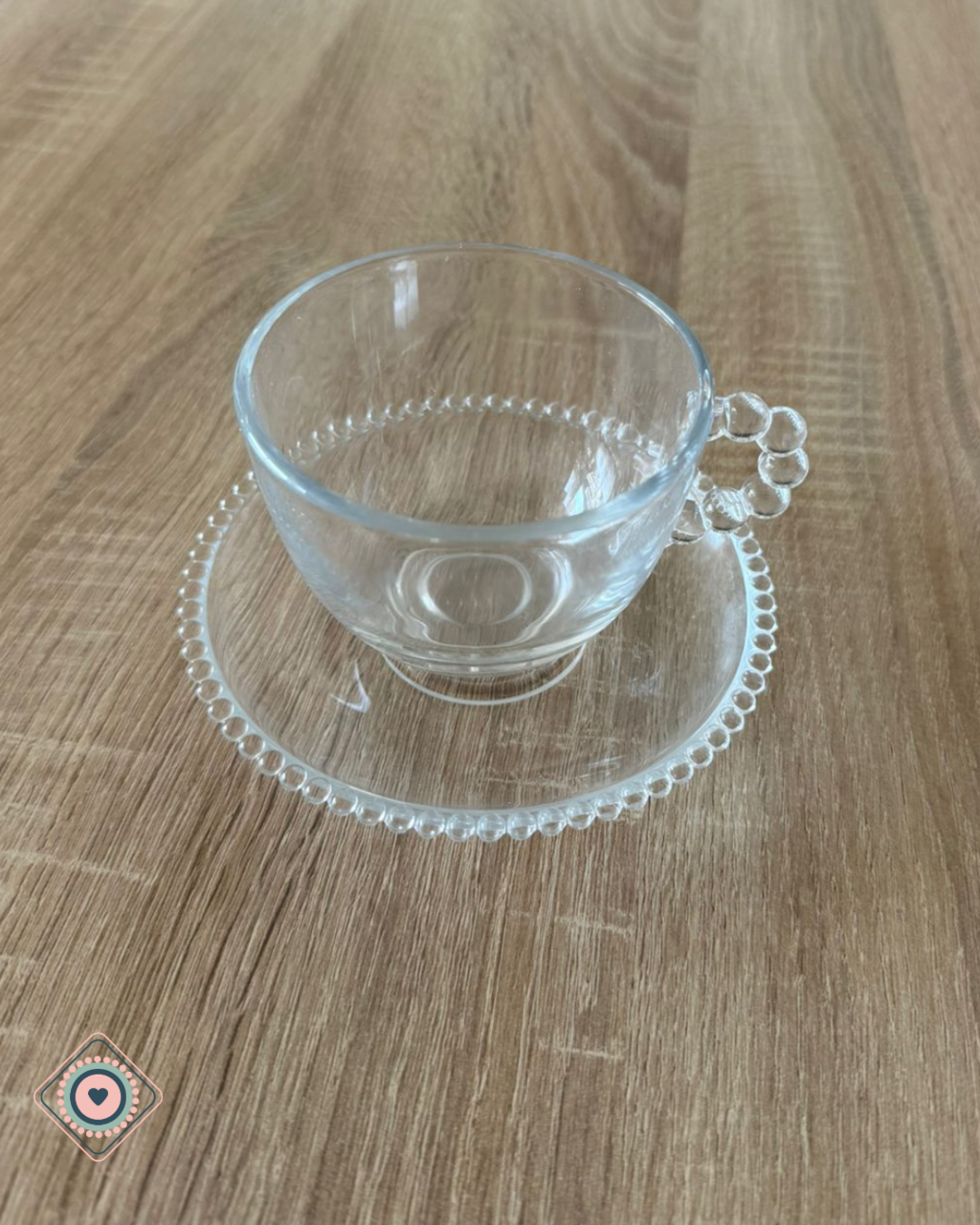 Set Tazas de té transparentes Pearl 250ml