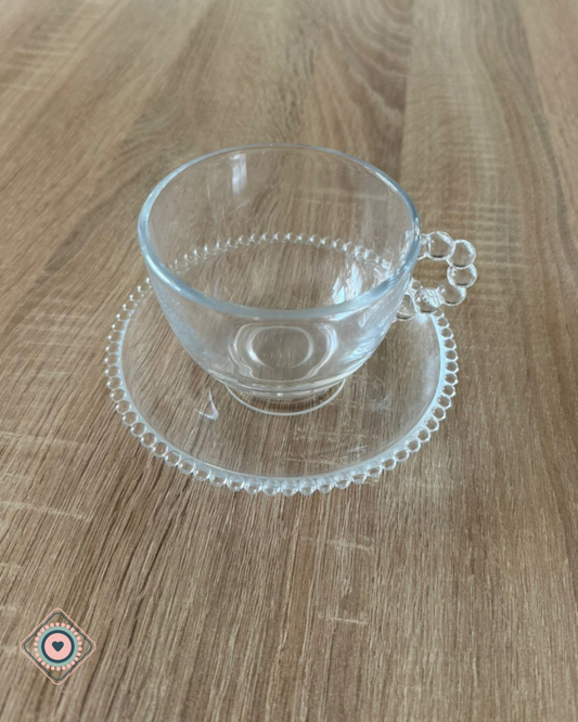 Set Tazas de té transparentes Pearl 250ml