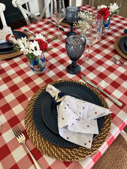 Mantel Rectangular Picnic rojo