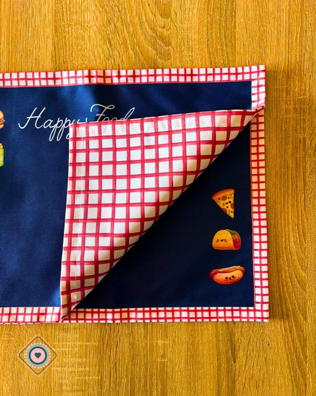 Kit de Mesa Puesta Happy Food Pizza
