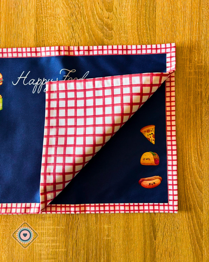 Kit de Mesa Puesta Happy Food Pizza