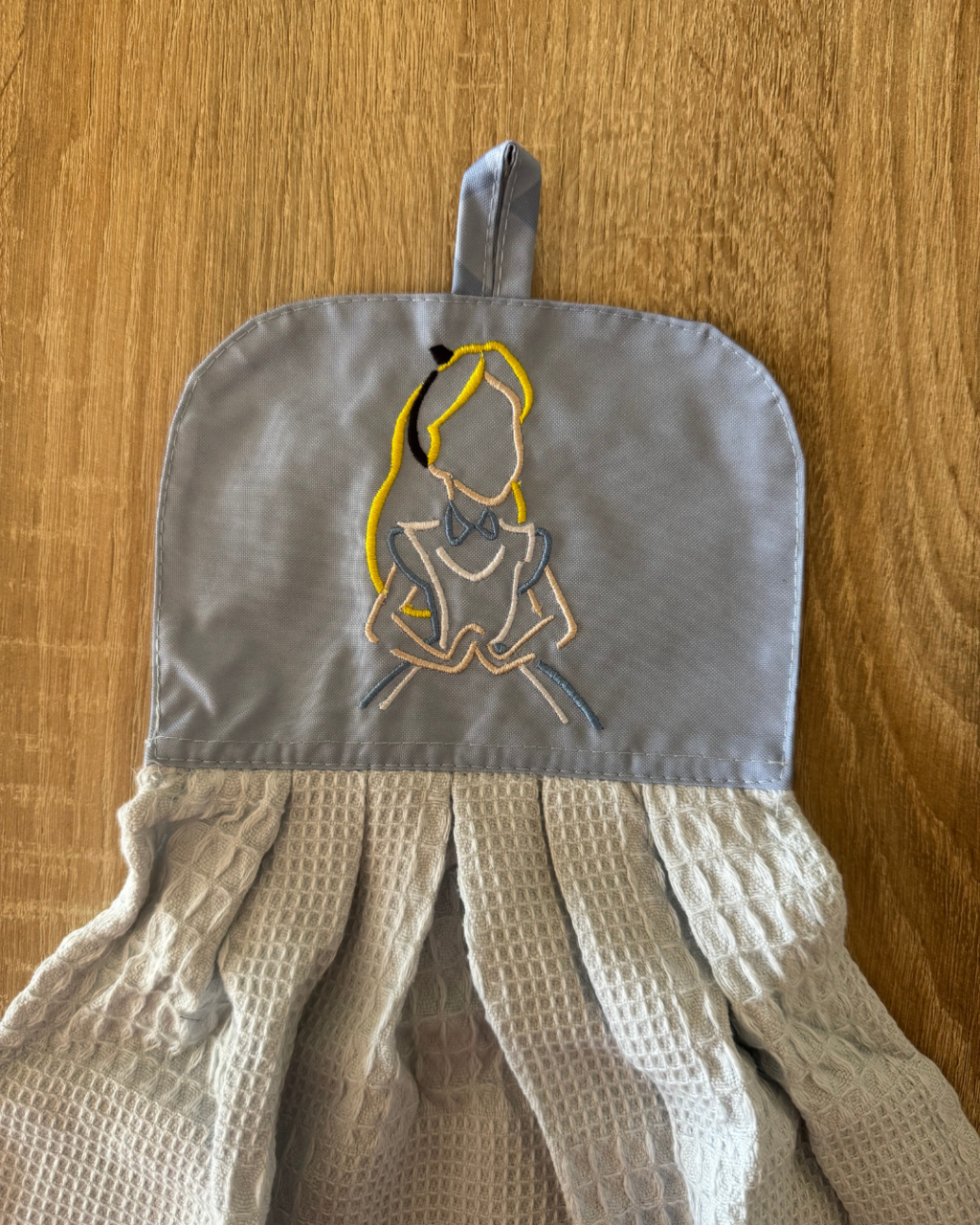 Kit de Toalla colgante seca manos y paño de cocina Alicia