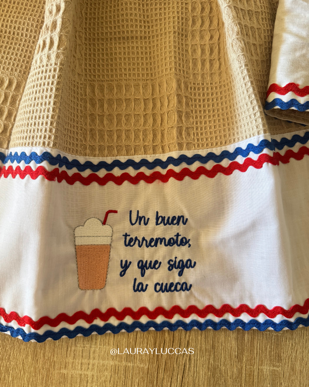 Kit de Toalla colgante seca manos y paño de cocina Un buen terremoto