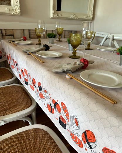 Mantel Rectangular Impermeable Japan Food