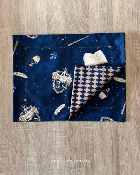 Individual de tela doble faz impermeable Ravenclaw Harry Potter