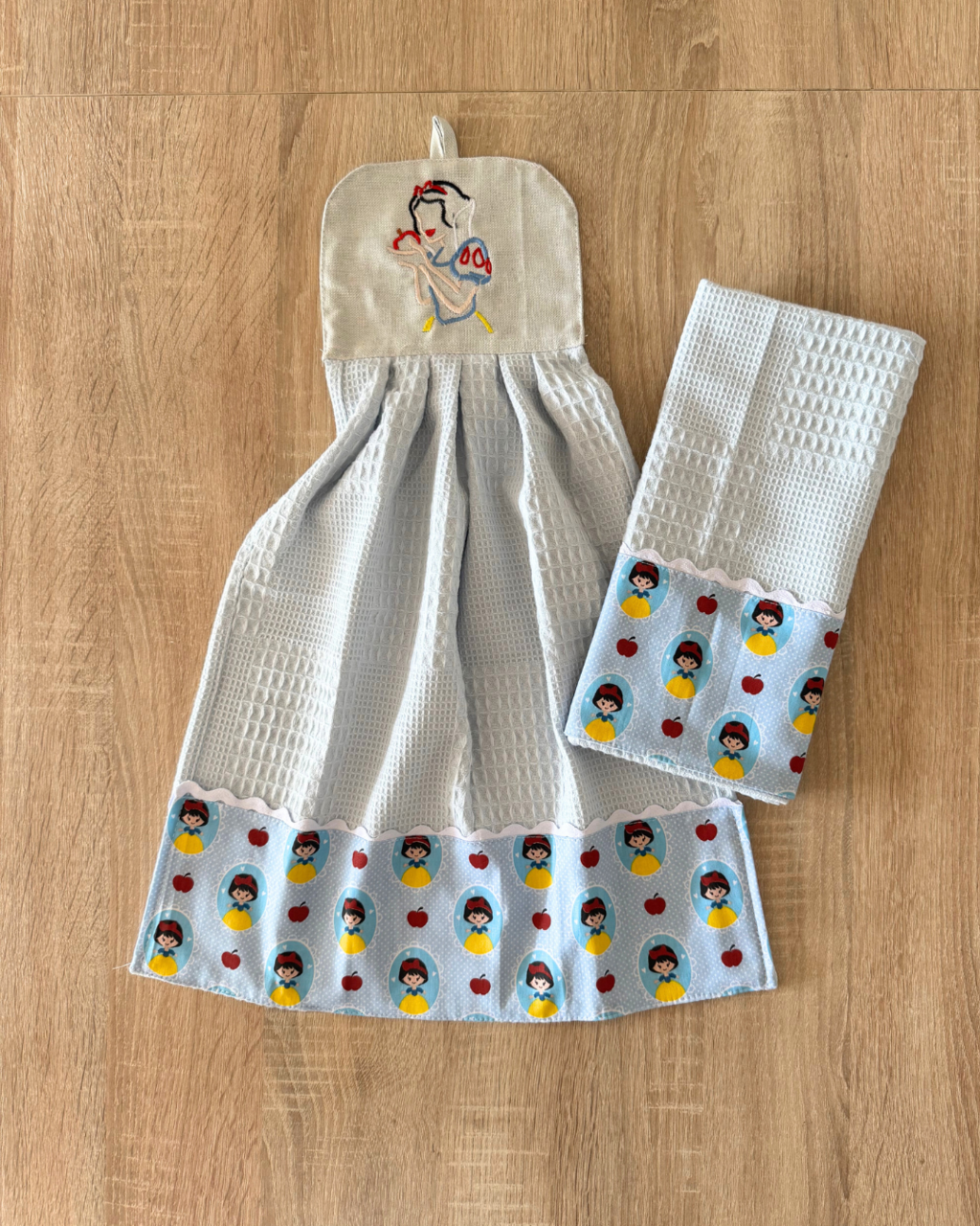 Kit de Toalla colgante seca manos y paño de cocina Blancanieves
