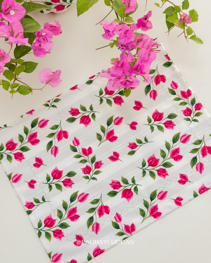 Set familia - 4 individuales doble faz Bougainville