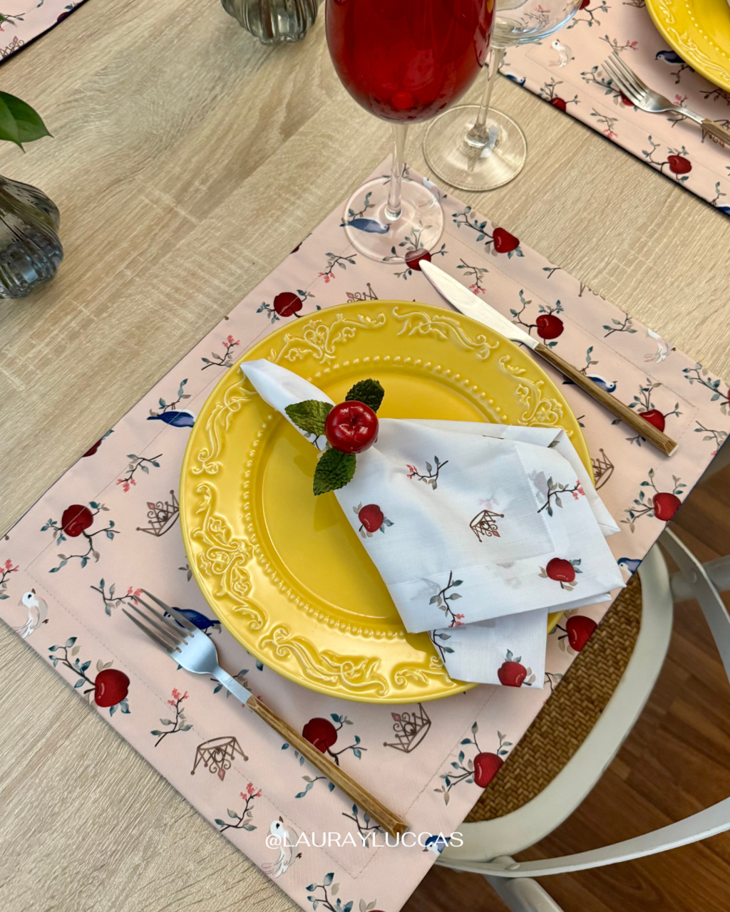 Servilleta de Tela Estampada Blancanieves