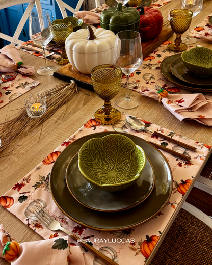 Kit de Mesa Puesta Otoño Americano