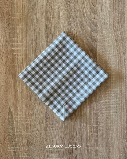 Kit de Mesa Puesta Italia con servilletas picnic verde