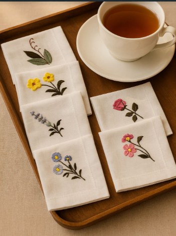 Set Servilletas coctel Jardin (6 unidades)