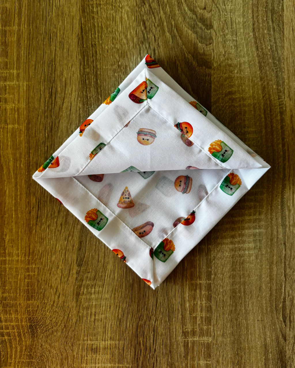 Servilleta de Tela Estampada Happy Food