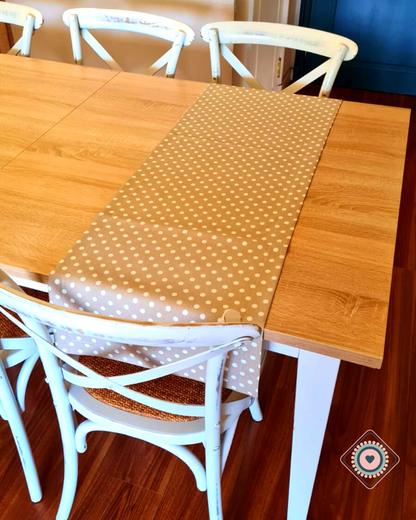 Sendero Impermeable Lunares Beige