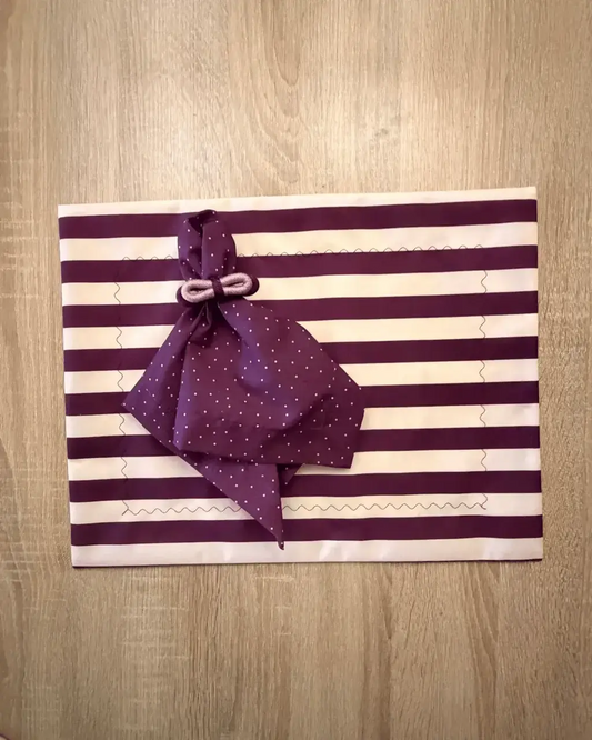 Kit de Mesa Puesta Las Magnolias con servilleta estampada