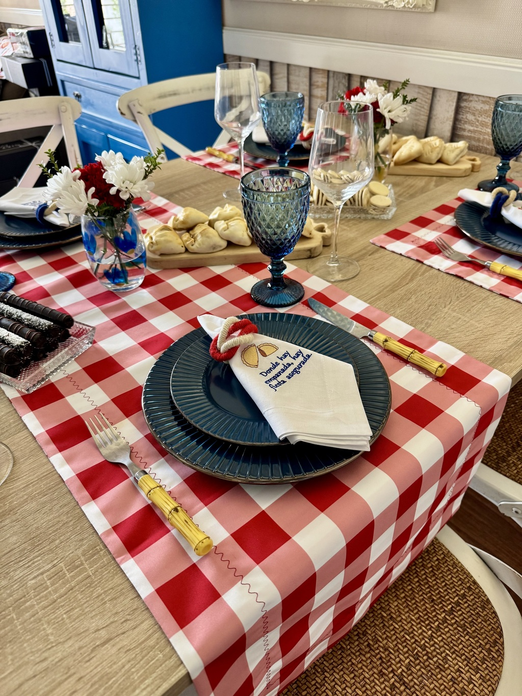 Camino doble faz Sabor Picnic Rojo