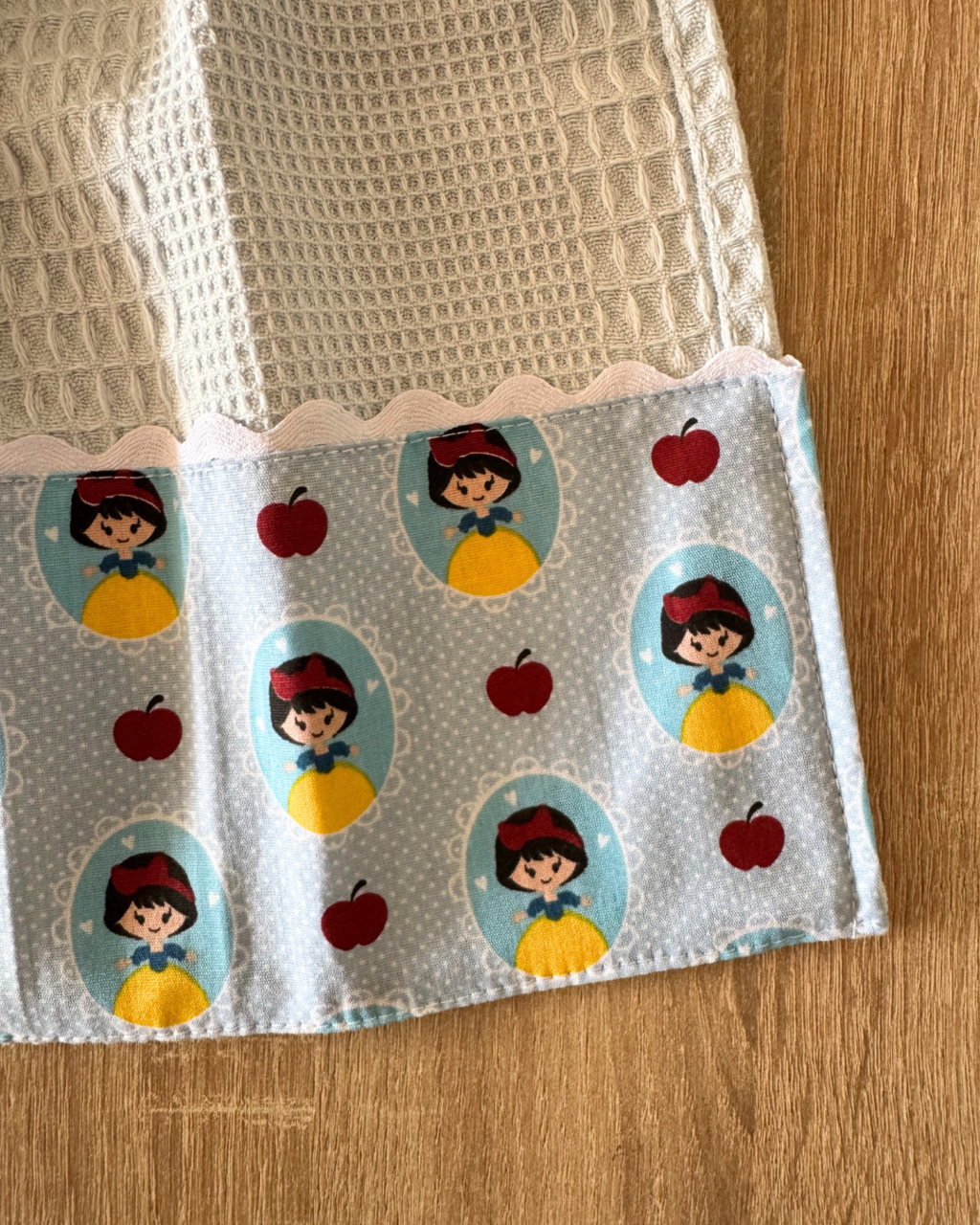 Kit de Toalla colgante seca manos y paño de cocina Blancanieves