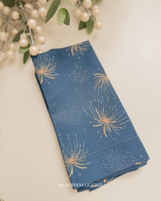 Servilleta de Tela Estampada Río de Janeiro - Azul