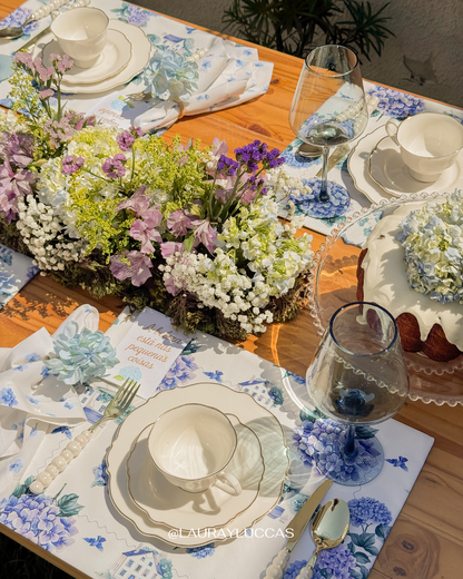 Kit de Mesa Hortensias de Azores