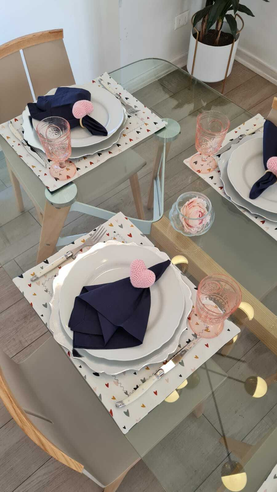 Kit de Mesa Puesta Corazones