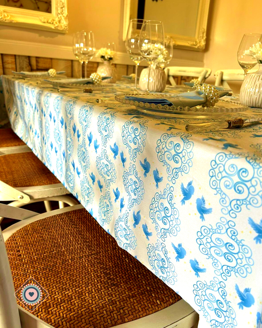 Mantel Rectangular Impermeable Encanto (Cenicienta)