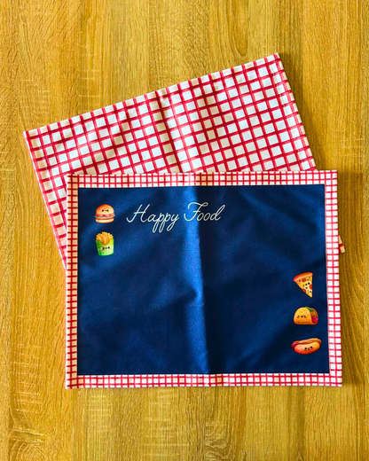 Kit de Mesa Puesta Happy Food Hot Dog