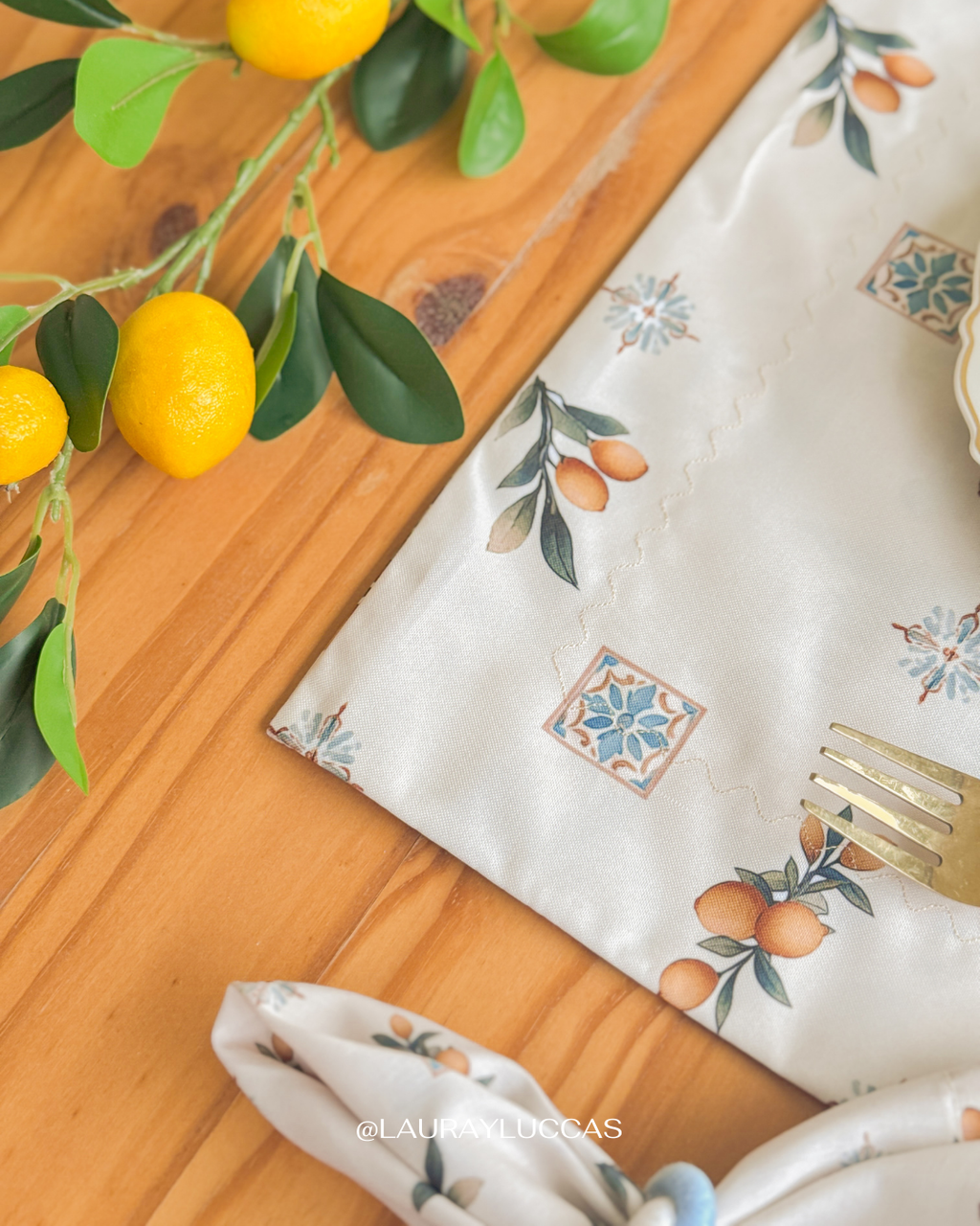 Kit de Mesa Puesta Limones de Sorrento