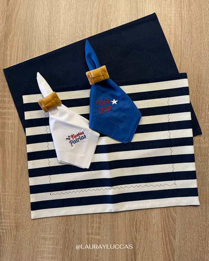 Porta servilletas en porcelana fría Empanada de horno