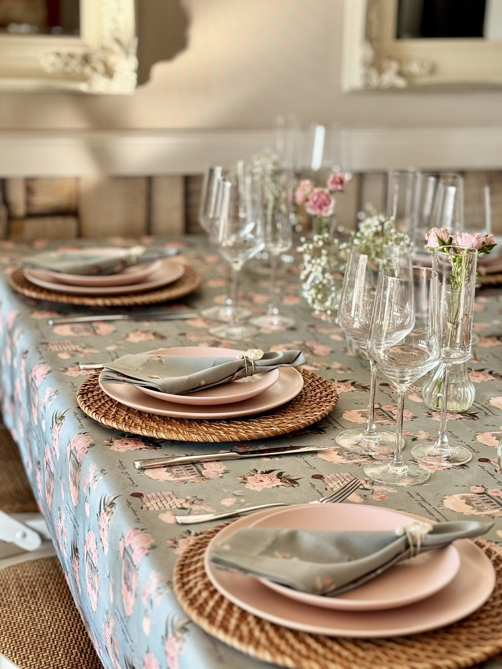 Mantel Rectangular Orgullo y Prejuicio