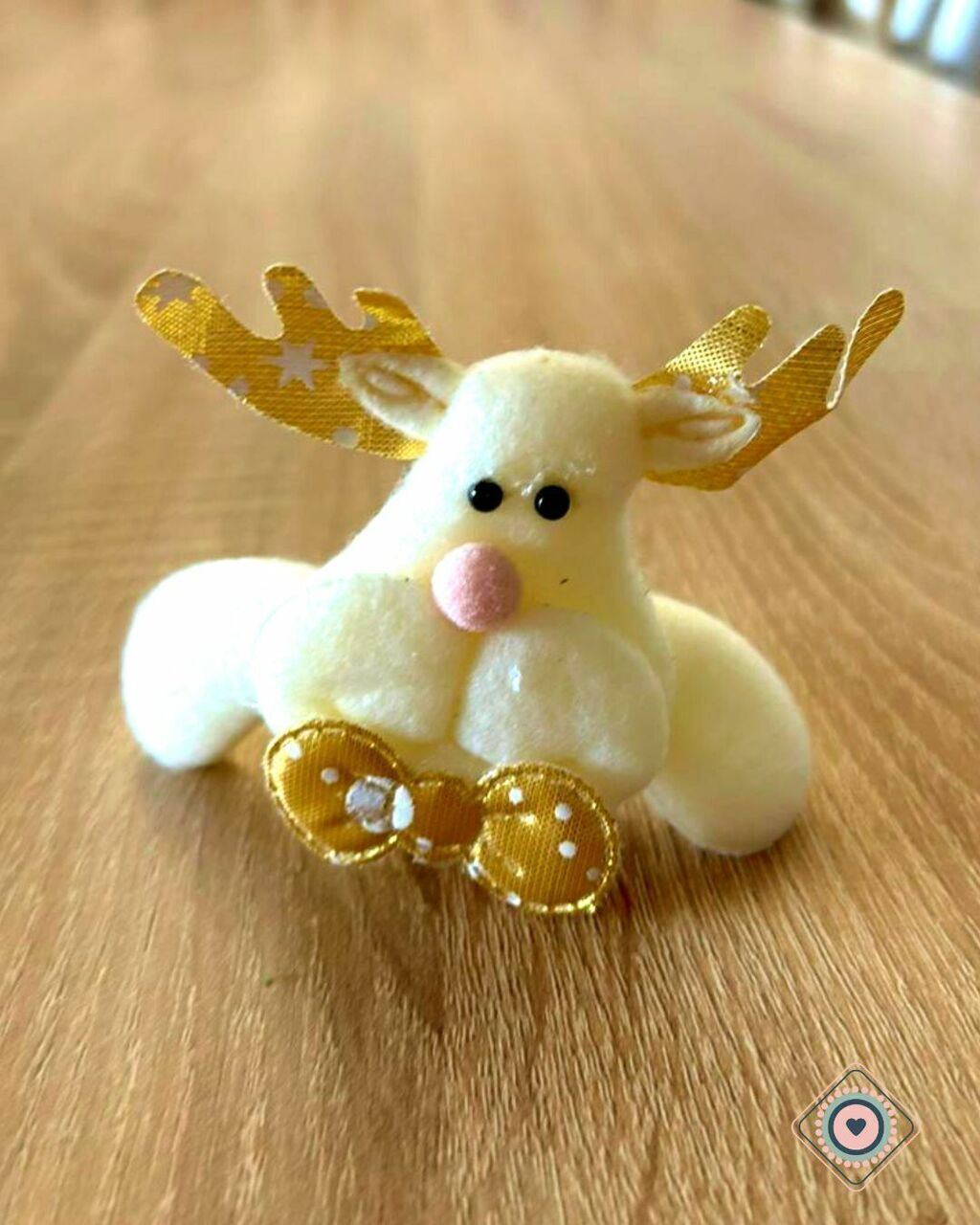 Porta Servilletas Monitos navideños dorados (pareja)