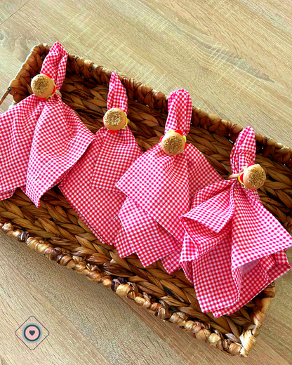 Kit Servilletas Cuadrille y Porta Servilletas Hamburguesa