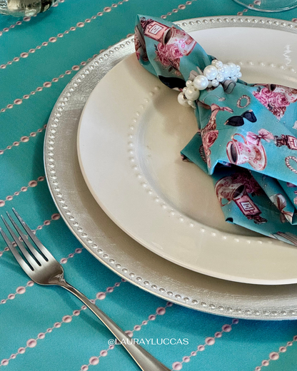 Mantel Rectangular Perlas Audrey