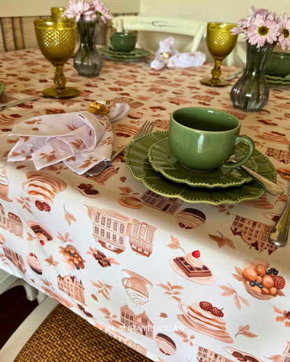 Mantel Rectangular Chocolate Belga