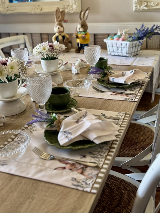 Kit de Mesa Bosque de Conejos