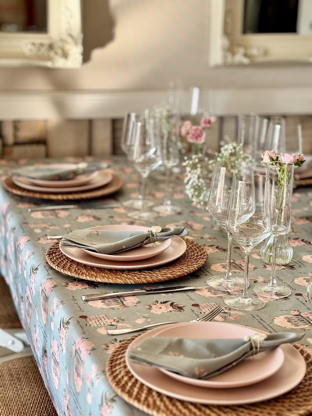 Mantel Rectangular Orgullo y Prejuicio