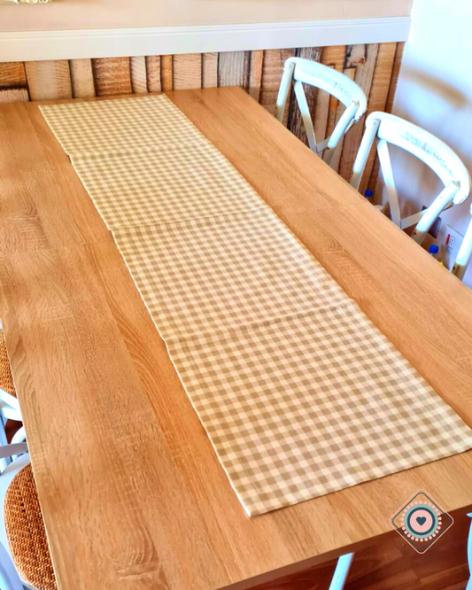 Sendero Impermeable Cuadrillé Beige