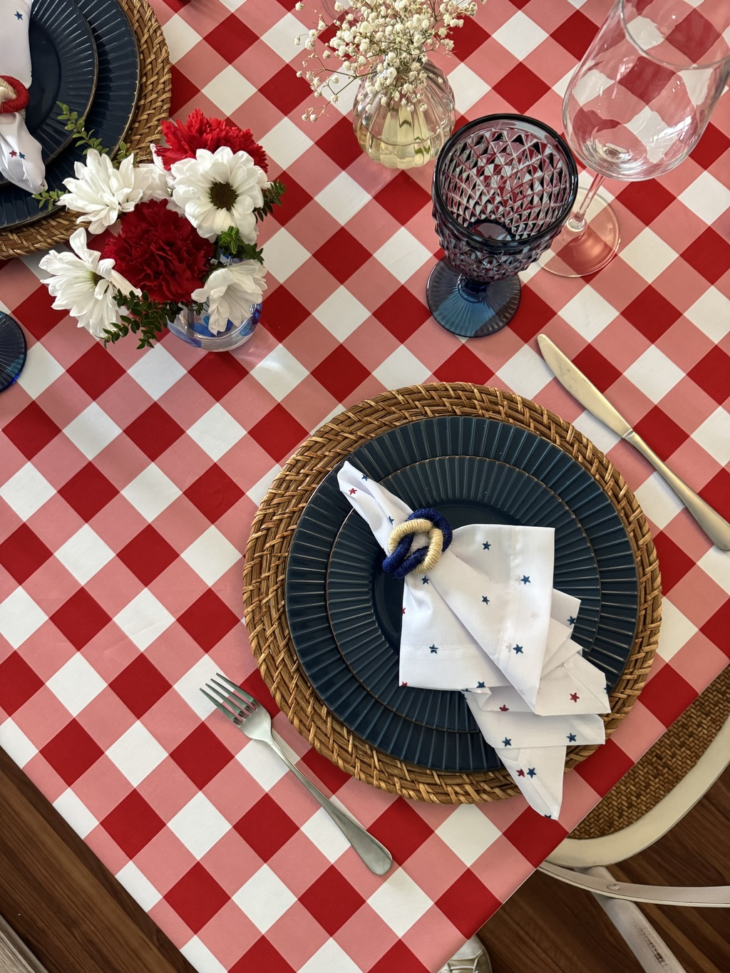 Mantel Rectangular Picnic rojo
