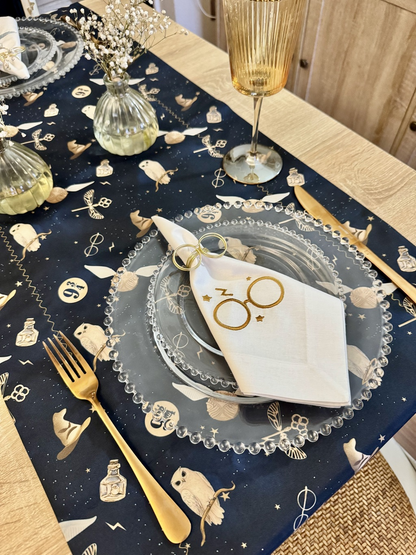 Kit de Servilletas de Tela Bordadas Harry Potter