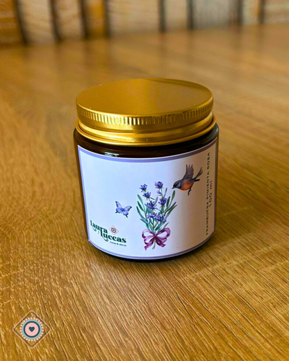Vela de cera de soja aromática 100gr. Nido de Afecto