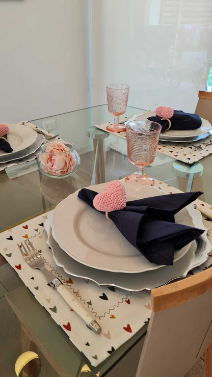 Kit de Mesa Puesta Corazones