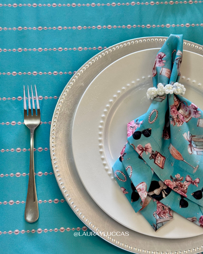 Mantel Rectangular Perlas Audrey