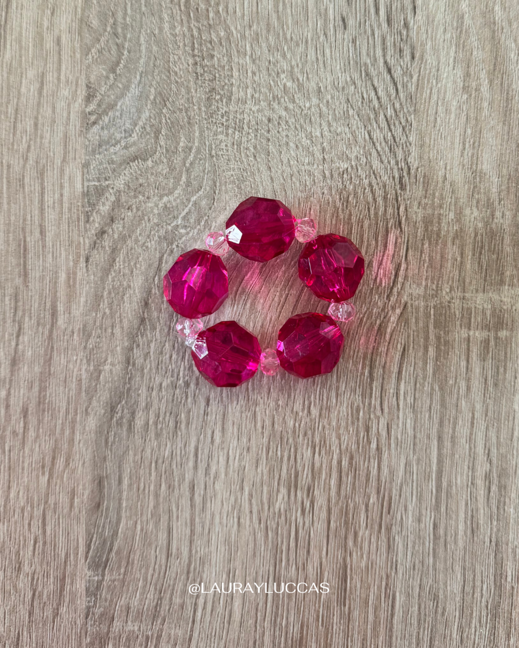 Porta servilletas Piedras Fucsia Colección Flor de Cerezo